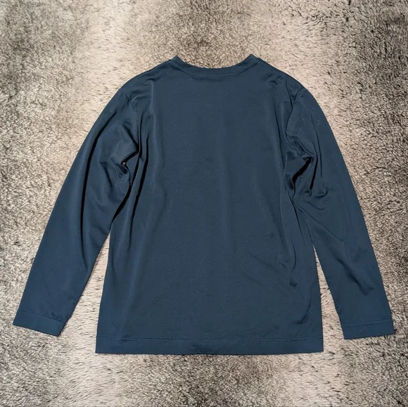 Patagonia Boys' Long Sleeve Capilene Cool Daily Shirt Navy Medium 10 - Picture 3 of 5